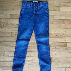 Madewell High Rise Skinny Jeans
